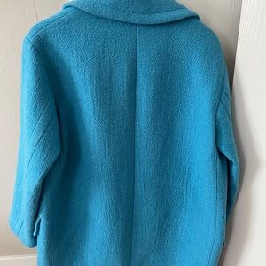 Zara XS size. Great for fall and spring. Love the color.